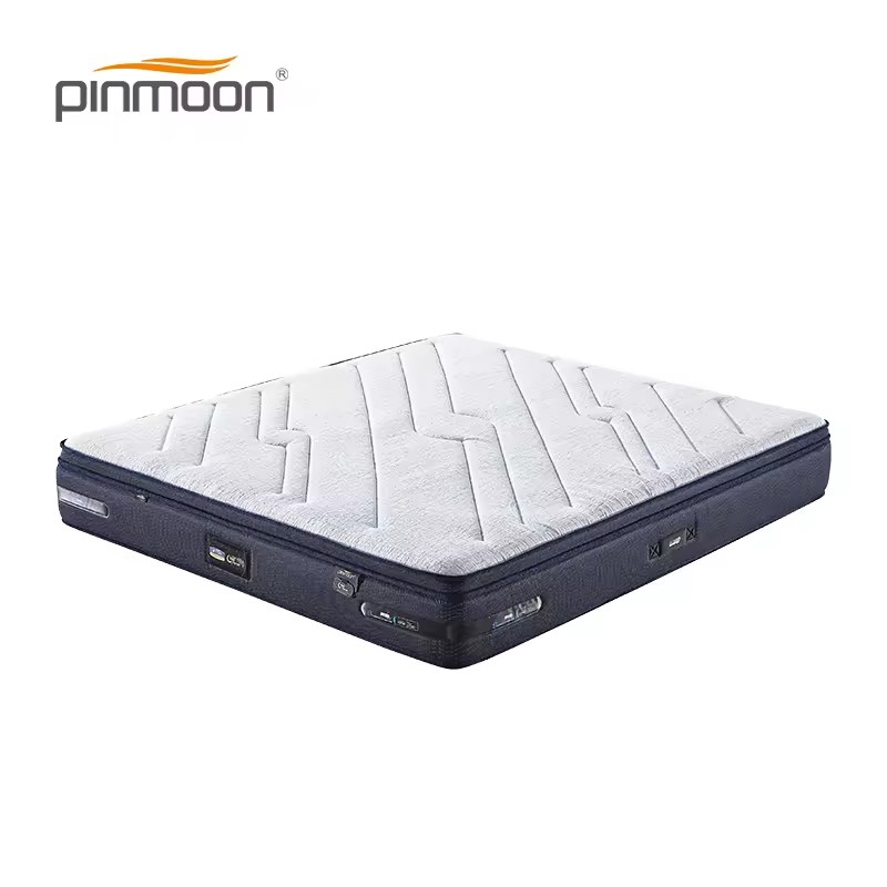 Hypo-allergenic hotel mattress for hotel size memory foam pocket spring mattress