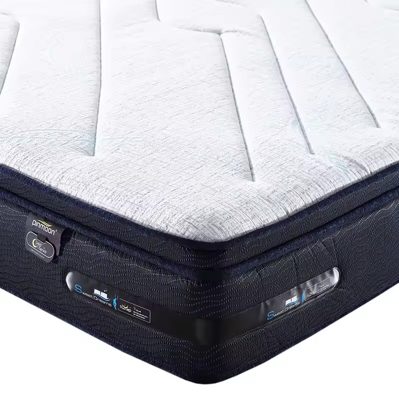 Hypo-allergenic hotel mattress for hotel size memory foam pocket spring mattress