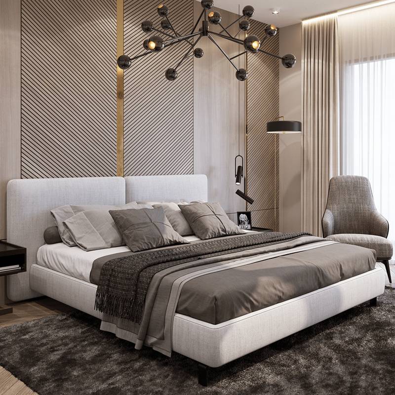 Simple design of family bedroom furniture