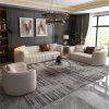 OEM ODM  sofa set, modern luxury living room leather sofa