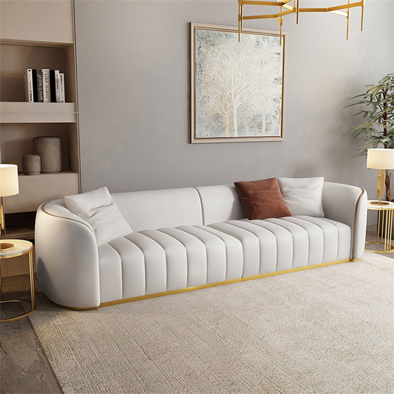 OEM ODM  sofa set, modern luxury living room leather sofa