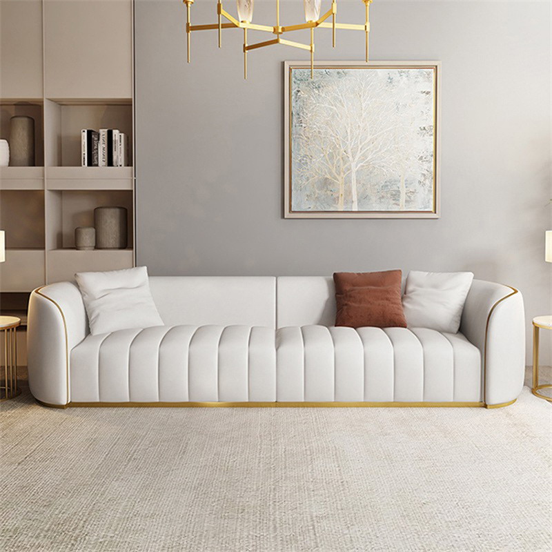 OEM ODM  sofa set, modern luxury living room leather sofa