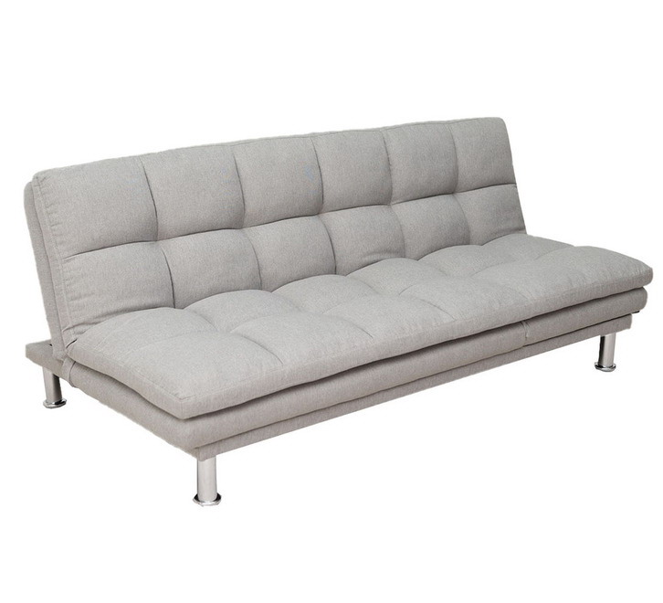 Folding small fabric sofa bed