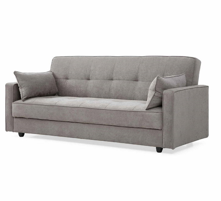 Fabric Three Person Simple Leisure Sofa Bed