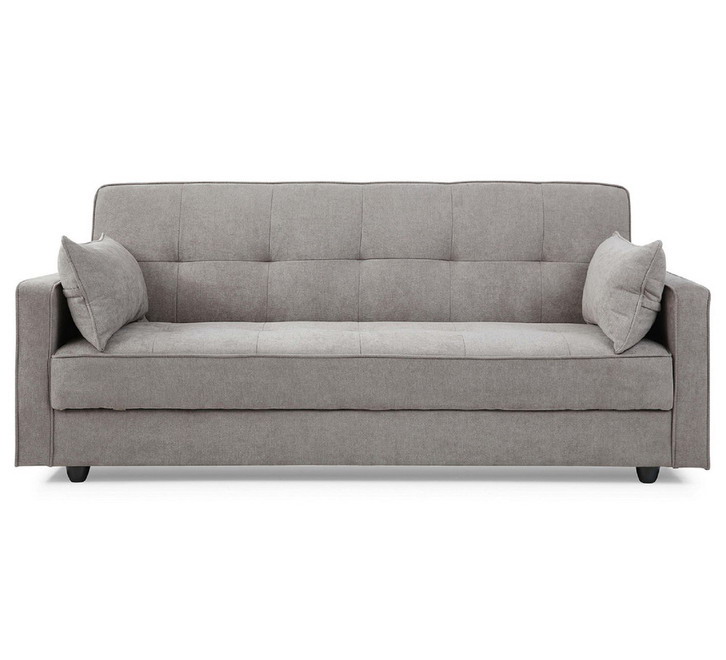 Fabric Three Person Simple Leisure Sofa Bed